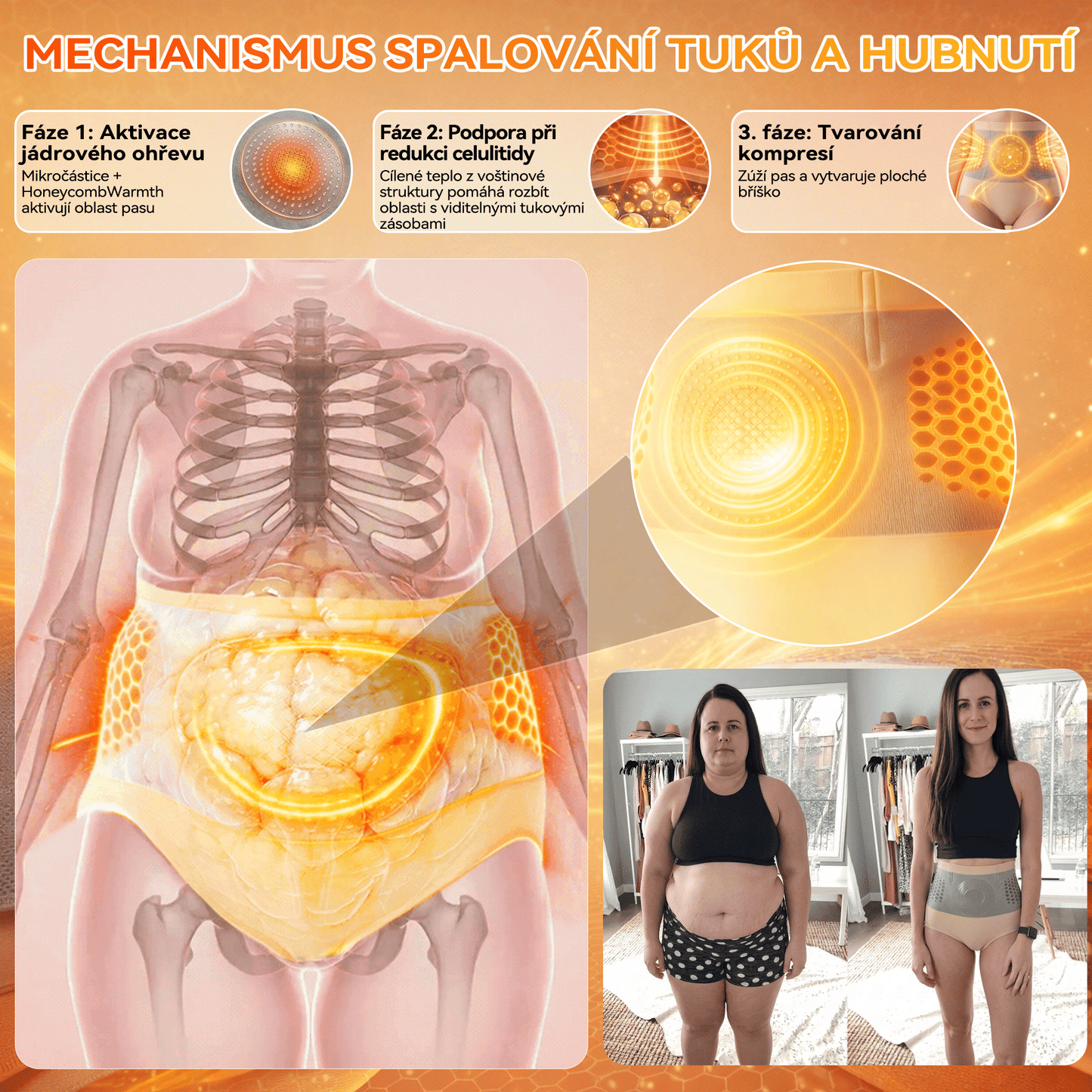 PAURAJU® 4v1 Termogenní Tvarující Šortky s Moringou a Berberin 🔥 – ⚡ Kompresní Kraťasy pro Tvarování Postavy, Podporu Metabolismu & Denní Nošení (30 min rutina) 💎