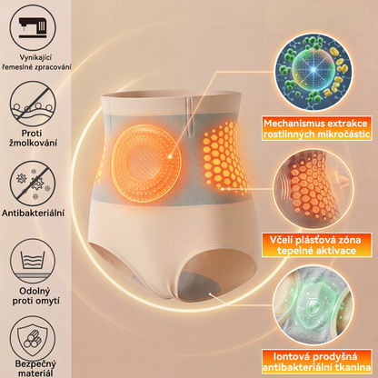 PAURAJU® 4v1 Termogenní Tvarující Šortky s Moringou a Berberin 🔥 – ⚡ Kompresní Kraťasy pro Tvarování Postavy, Podporu Metabolismu & Denní Nošení (30 min rutina) 💎