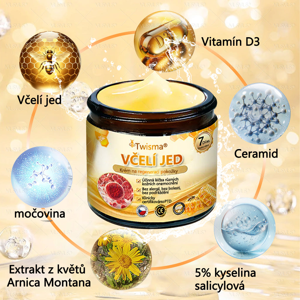 🐝Twisma® Krém s včelím jedem – doporučeno kožními lékaři 🧑‍⚕️ Na různé kožní problémy – fakt účinný a šetrný pomocník