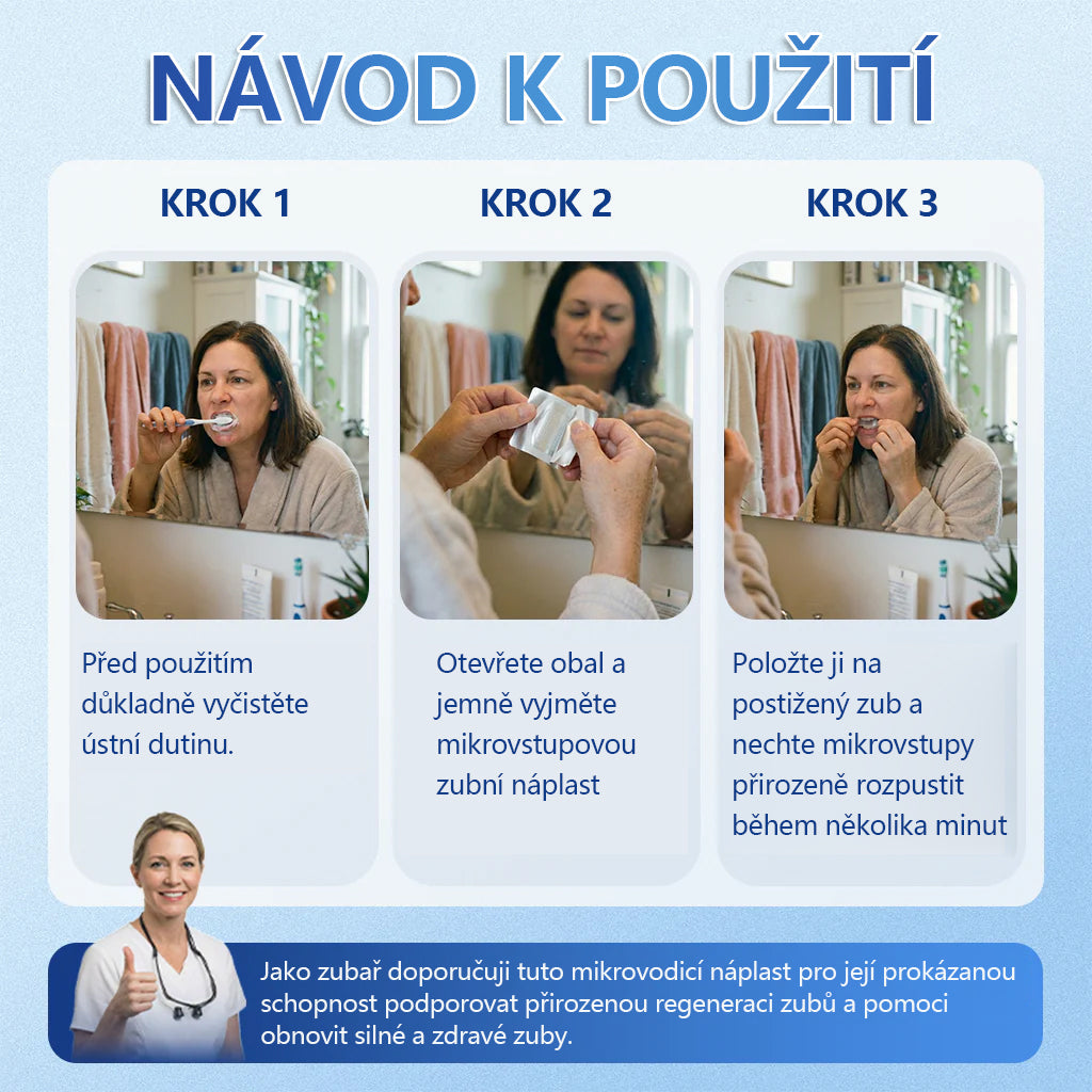 🦷 Glimmerly® Tideglusib Oral Strips – Pokročilá regenerace zubů a dásní | Aktivace kmenových buněk 🧬 | Obnova dentinu 💎 | Posílení skloviny ⚡ | Redukce citlivosti 💧 | Neinvazivní péče o úsměv ✨