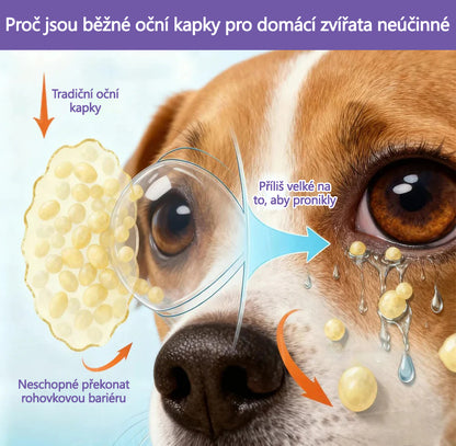 👩‍⚕️ Tainun® EyeRelief oční kapky pro mazlíčky ✅ Schváleno v CE | Rychlá úleva při zánětu spojivek, suchých očích, šedém zákalu a keratitidě 🐶🐱