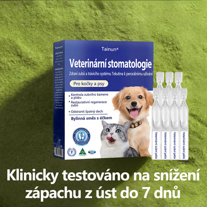 [🇨🇿 Oficiální obchod] 𝐓𝐚𝐢𝐧𝐮𝐧® Orální tekutina pro podporu zdraví zubů a trávení u zvířat – svěží dech, odstranění zubního kamene a podpora regenerace dásní a stabilizace zubů (pro kočky a psy) – Dnes 70 % SLEVA! 🐶🐱🎁