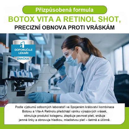 ✨ Vosxu™ Botox & Vita-A Retinol Shot sérum pro lifting vrásek ✨ – 💉 Mikrojehličky | 💪 Peptidy s účinkem botoxu | 🌿 Retinol | ⚡ Viditelné výsledky během 3 dnů 🌸
