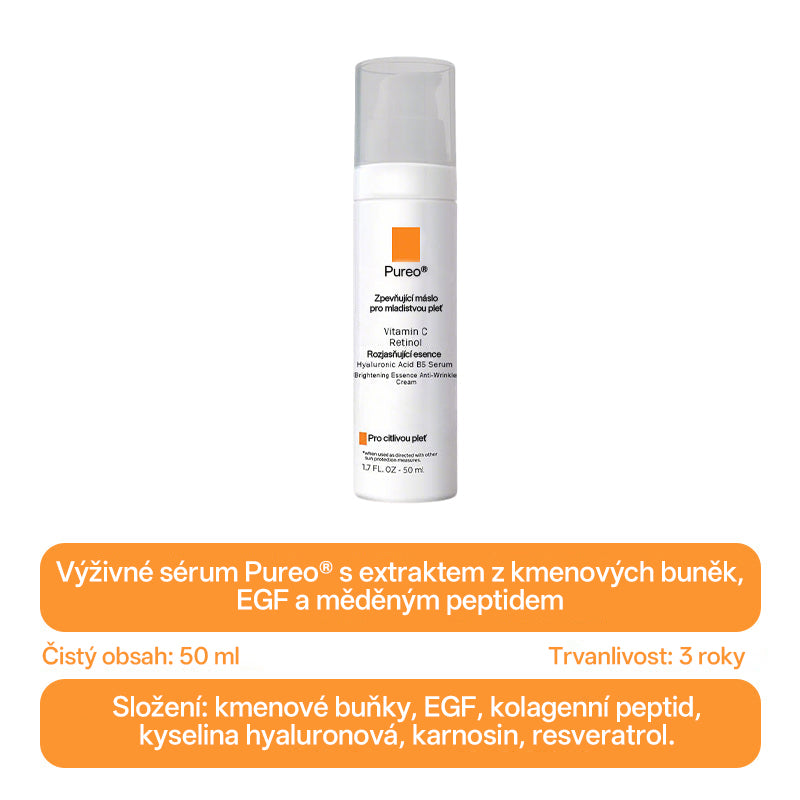 ✨ Pureo® revitalizační esenční krém s kmenovými buňkami, EGF a měděnými peptidy 💧 Podporuje regeneraci pokožky 🌿 Zpevňuje a vyhlazuje pleť ✨ Pro mladistvější vzhled 💖