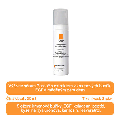 ✨ Pureo® revitalizační esenční krém s kmenovými buňkami, EGF a měděnými peptidy 💧 Podporuje regeneraci pokožky 🌿 Zpevňuje a vyhlazuje pleť ✨ Pro mladistvější vzhled 💖