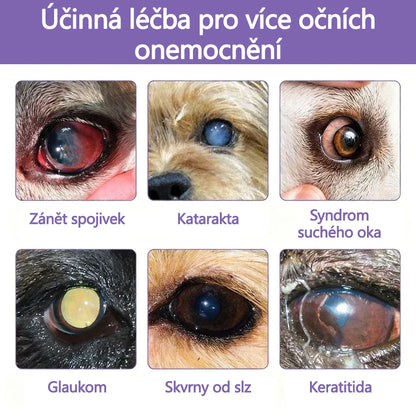 👩‍⚕️ Tainun® EyeRelief oční kapky pro mazlíčky ✅ Schváleno v CE | Rychlá úleva při zánětu spojivek, suchých očích, šedém zákalu a keratitidě 🐶🐱