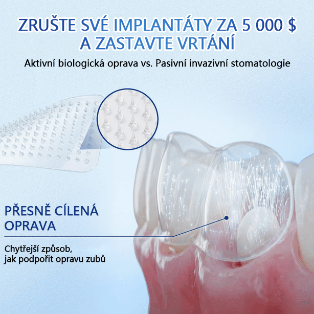 🦷 Glimmerly® Tideglusib Oral Strips – Pokročilá regenerace zubů a dásní | Aktivace kmenových buněk 🧬 | Obnova dentinu 💎 | Posílení skloviny ⚡ | Redukce citlivosti 💧 | Neinvazivní péče o úsměv ✨