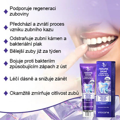 🌟 Twisma® VioCore Propolis zubní pasta 🦷 Úleva od bolesti zubů už za 3 dny · Obnova dásní během 7 dnů · Pomáhá předcházet parodontóze · Dokonalá kombinace včelího jedu a přírodních minerálů 🌟
